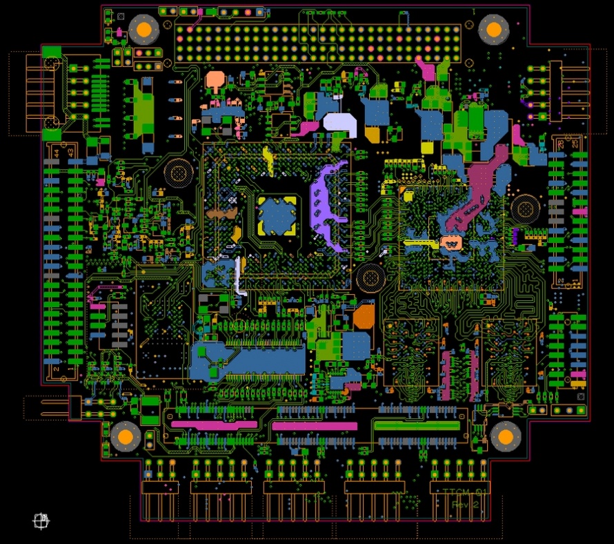 TTCM01. Одноплатный компьютер (Top Layer)