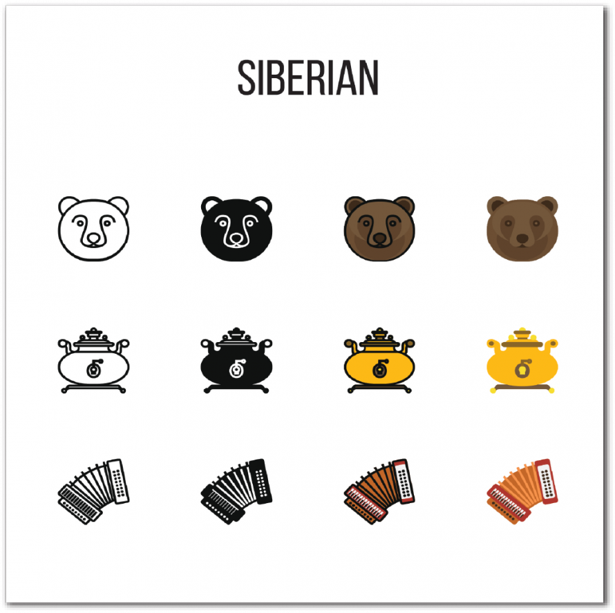 Иконки Сибирь
